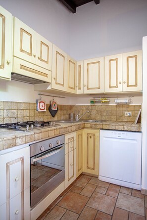 Fridge, oven, dishwasher, espresso maker