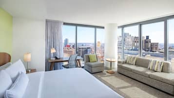 Surmatelas, coffres-forts dans les chambres, bureau