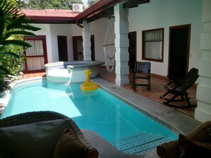 Indoor pool - Vacation beach house with swimming pool in Punta Leona Resort, Costa Rica (Herradura)