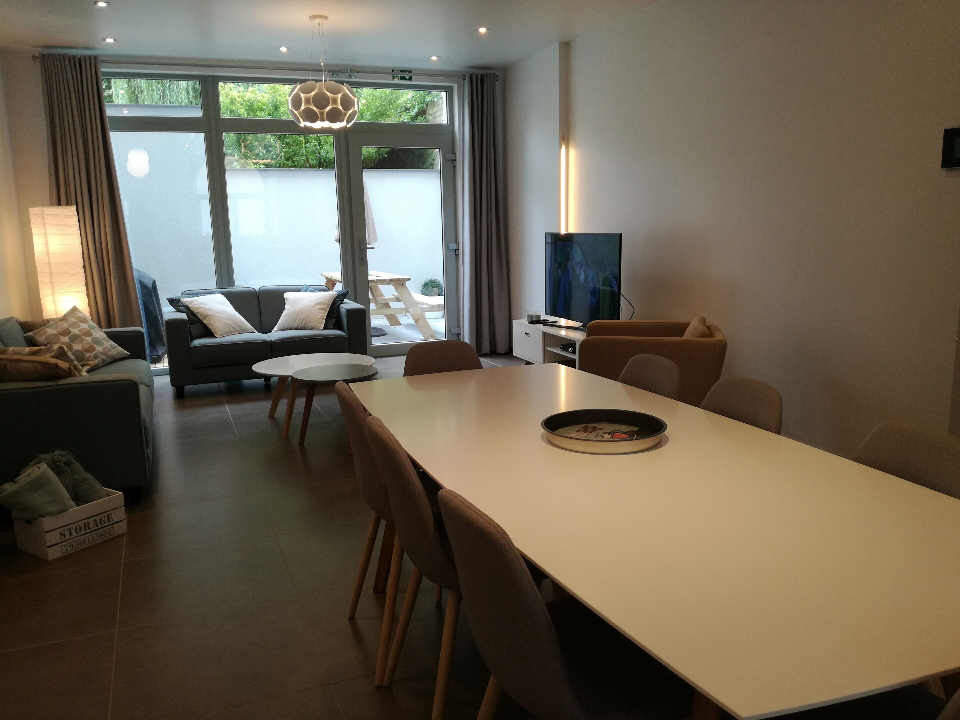 Comfort House, 3 Bedrooms | Living area | Flat-screen TV, DVD player