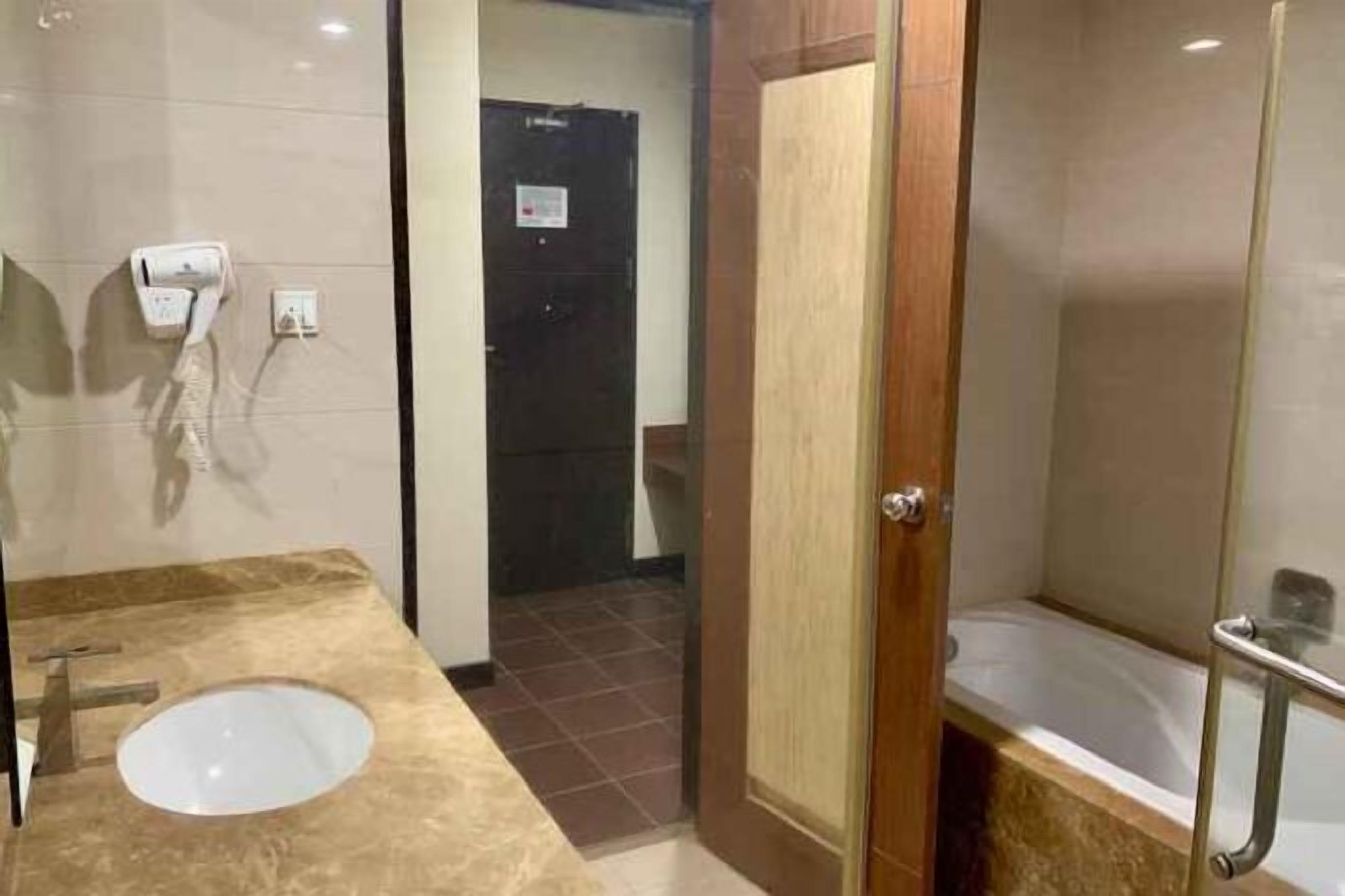 Bathroom | Hair dryer, bathrobes, bidet, towels