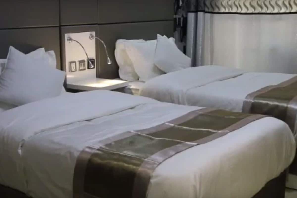 1 bedroom, desk, blackout curtains, iron/ironing board