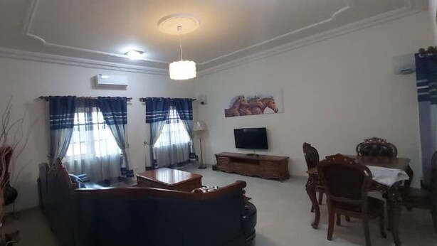 Apartment, 2 Bedrooms | Living area | Flat-screen TV - yollande fidjrosse  Apparts (Cotonou)