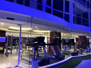 Work out in style with state-of-the-art equipment and a sleek, contemporary design.