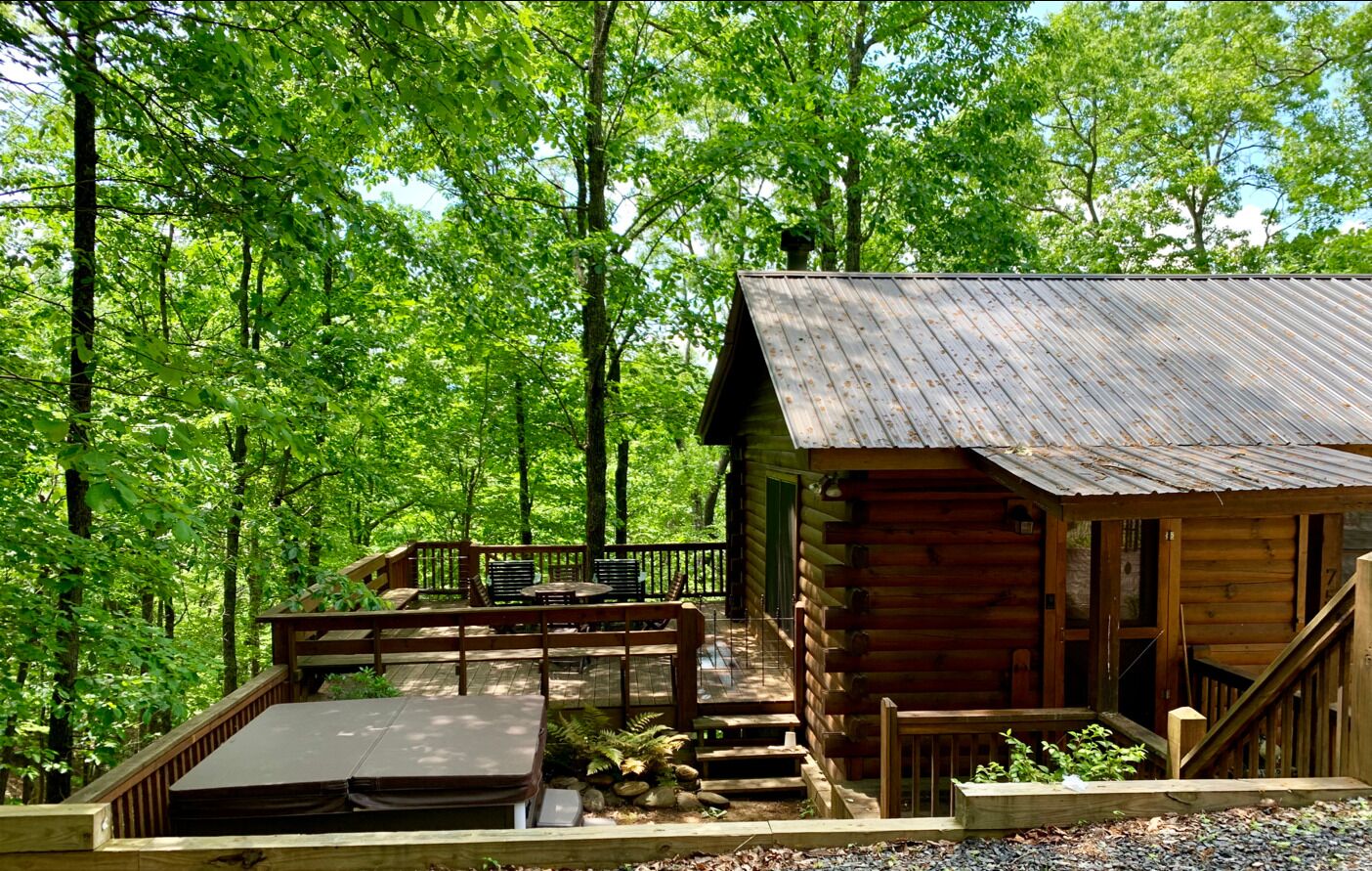 Cozy Mountain Cabin in Aska Wilderness with Saltwater Hot Tub in Blue Ridge, GA