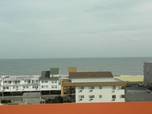 Overlooking the ocean, this hotel offers stunning views from its multi-story building with balconies.