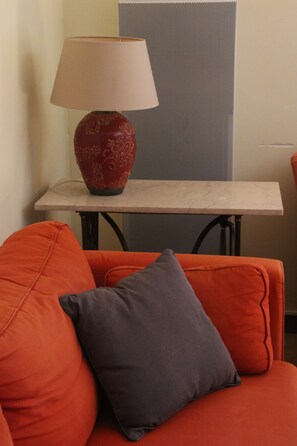 TV, DVD player, ping pong, books