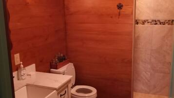 SĂšche-cheveux, serviettes fournies, savon, shampoing