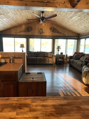 Smart TV, video games, ping pong, books