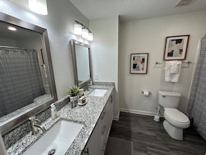 Towels, soap, toilet paper