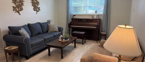 Smart TV, DVD player, books