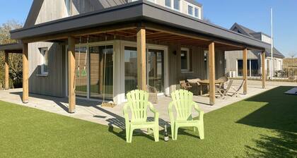 Luxus Villa Maroma Regal Veerse Meer 4 e-bikes BBQ, station EV Trampolin