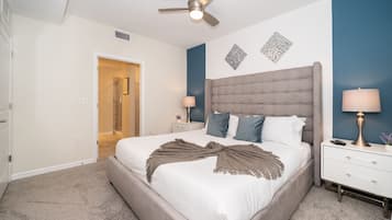 2 bedrooms, iron/ironing board, WiFi (free), bed sheets