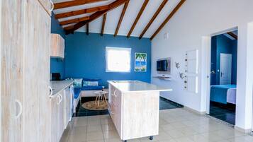 2 bedrooms, iron/ironing board, travel crib, free WiFi