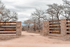 Entrée de l’hébergement