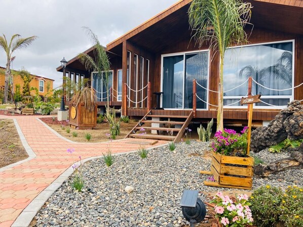 Fachada de la propiedad