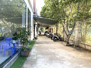 Free valet parking
