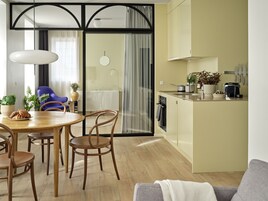 Superior One-Bedroom Apartment for 4 | 1 bedroom, desk, laptop workspace, blackout drapes