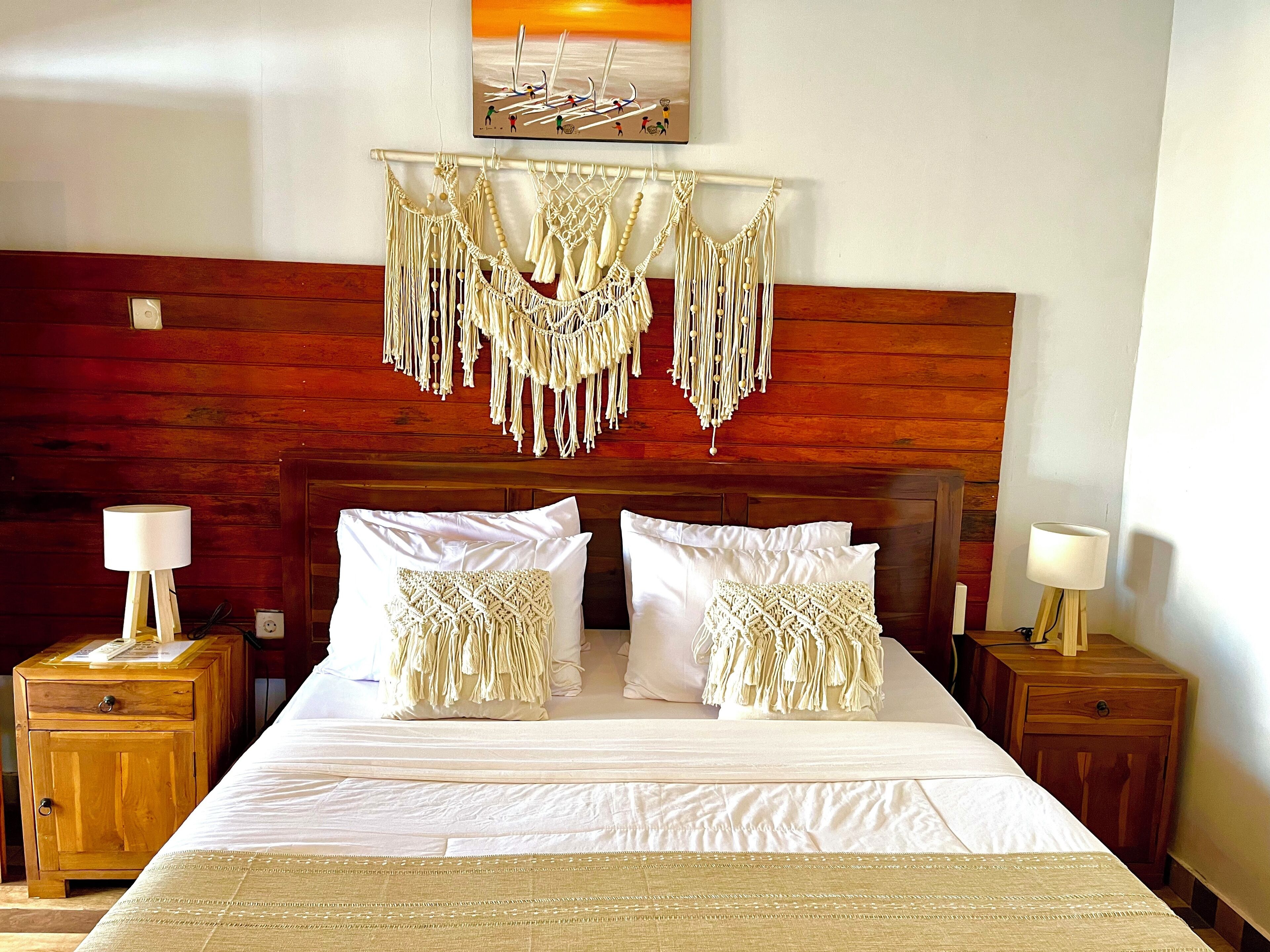 雙人房 | 遮光窗簾/窗簾、免費 Wi-Fi、床單