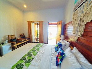 Kamar Double | Tirai kedap cahaya, Wi-Fi gratis, dan seprai linen