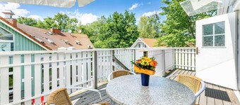 アパートLerche、4人用、GS、バルコニー(1)-FeriendorfMüritzufer