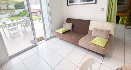 Gemütliches Haus in Strandnähe mit WLAN, Garten und Terrasse