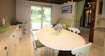 Gemütliches Haus in Strandnähe mit WLAN, Garten und Terrasse