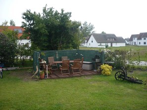 Outdoor dining - Apartment 1 - Holiday home Zeeck (Insel Hiddensee)