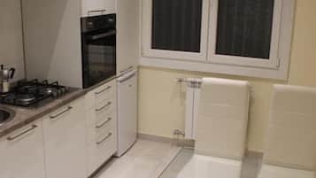 Oven, stovetop, dishwasher, espresso maker