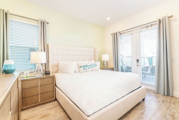 3 bedrooms, in-room safe, iron/ironing board, free WiFi