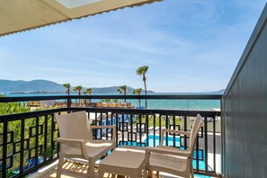 Chambre Standard, vue sur la mer | Terrain de l’hébergement 