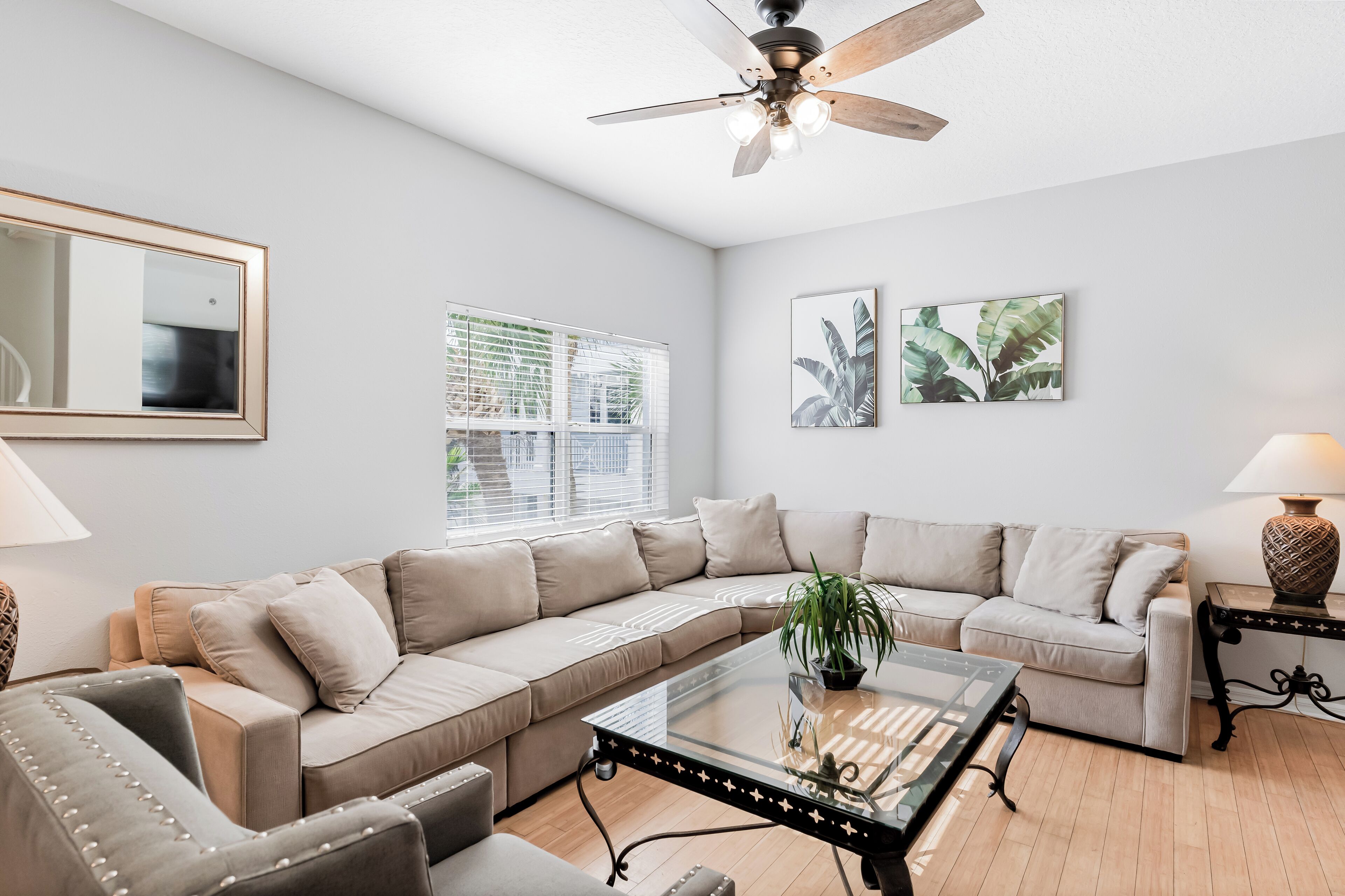 TV, DVD player, stereo