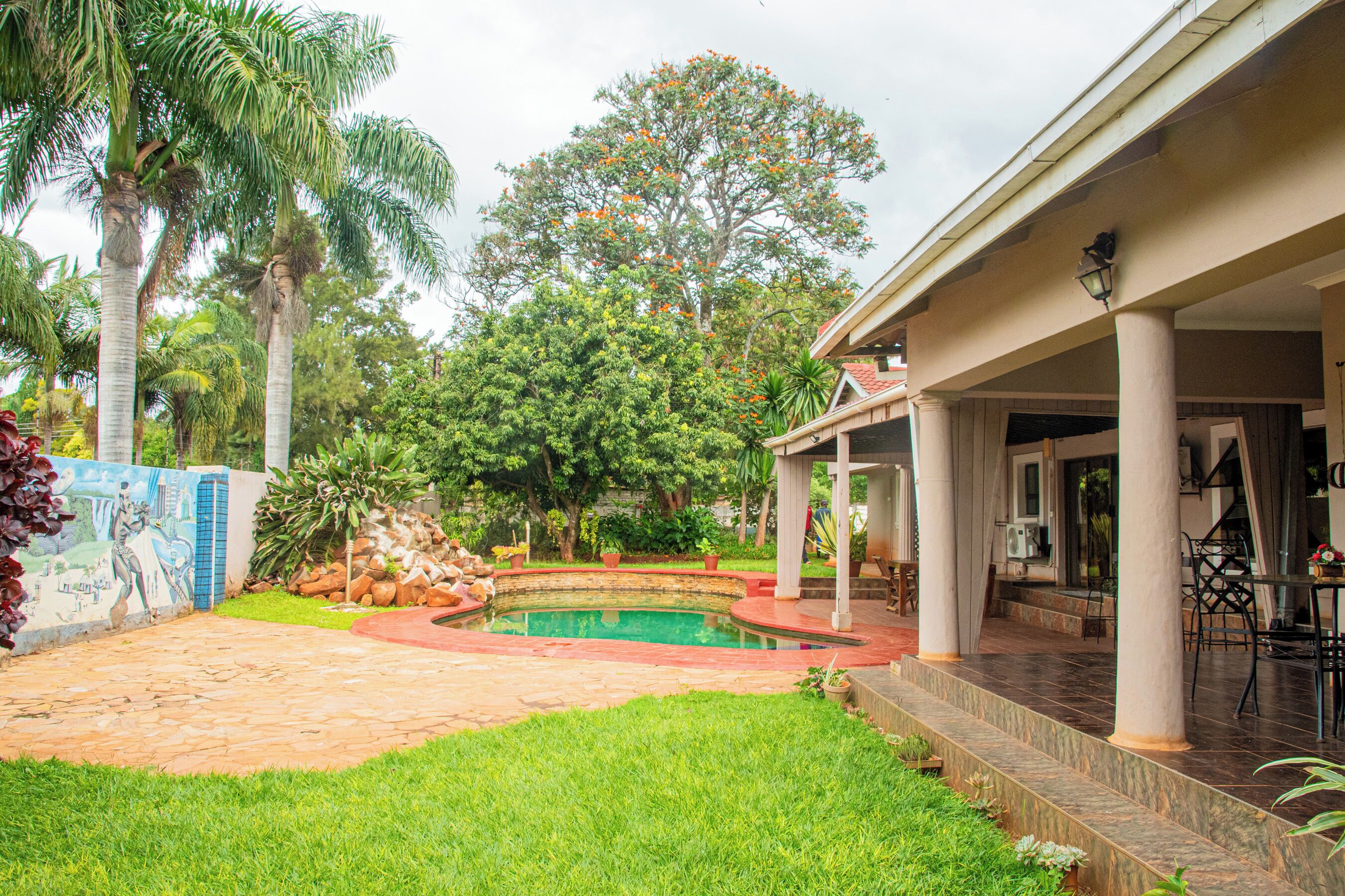 Fassade der Unterkunft