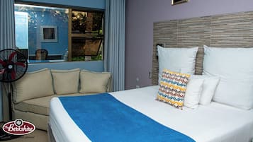 Down duvets, pillow-top beds, individually decorated