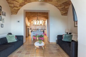 TV, fireplace, books - Casa Di Tonno Loreto Aprutino (Loreto Aprutino)