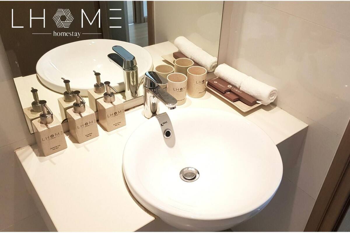 Apartamento superluxo | Pia do banheiro