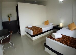 Desk, laptop workspace, iron/ironing board, free WiFi