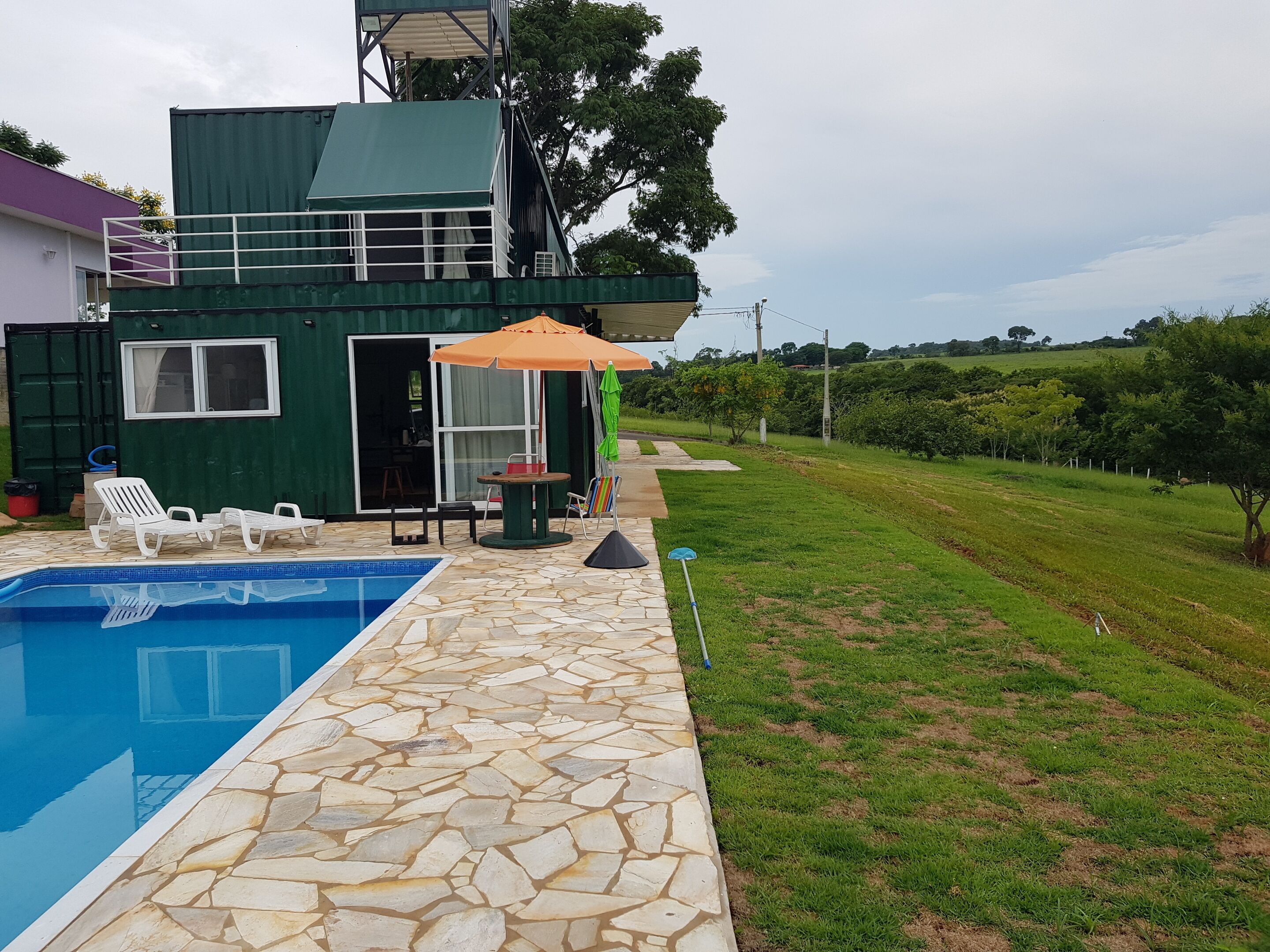 Alberca al aire libre 