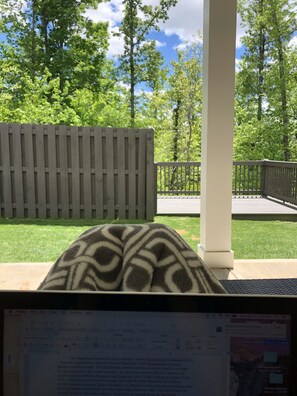 Terrace/patio - Charming master rental (Evans)