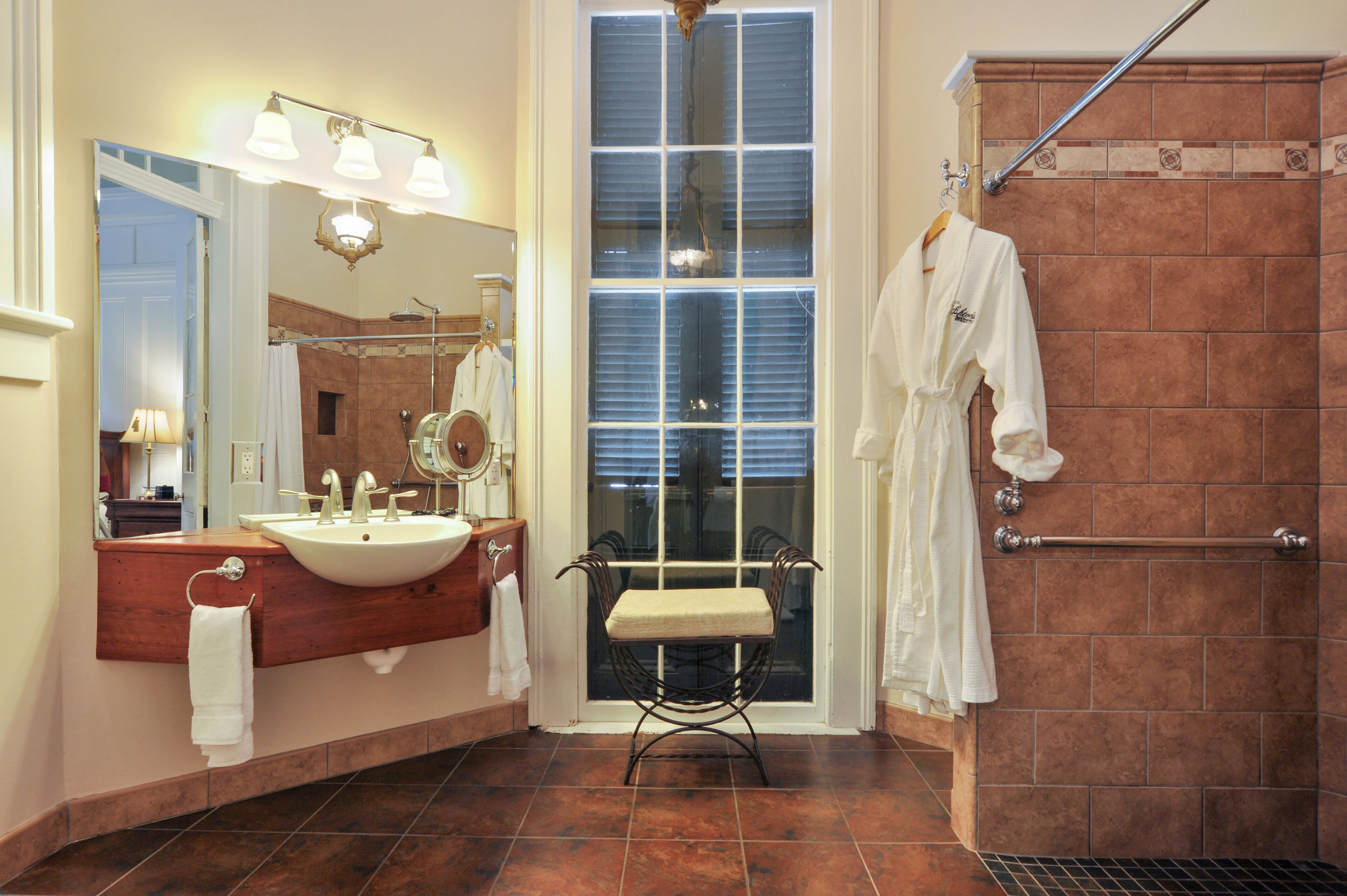 Mardi Gras (ADA Accessible) | Bathroom shower