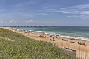 Aan het strand