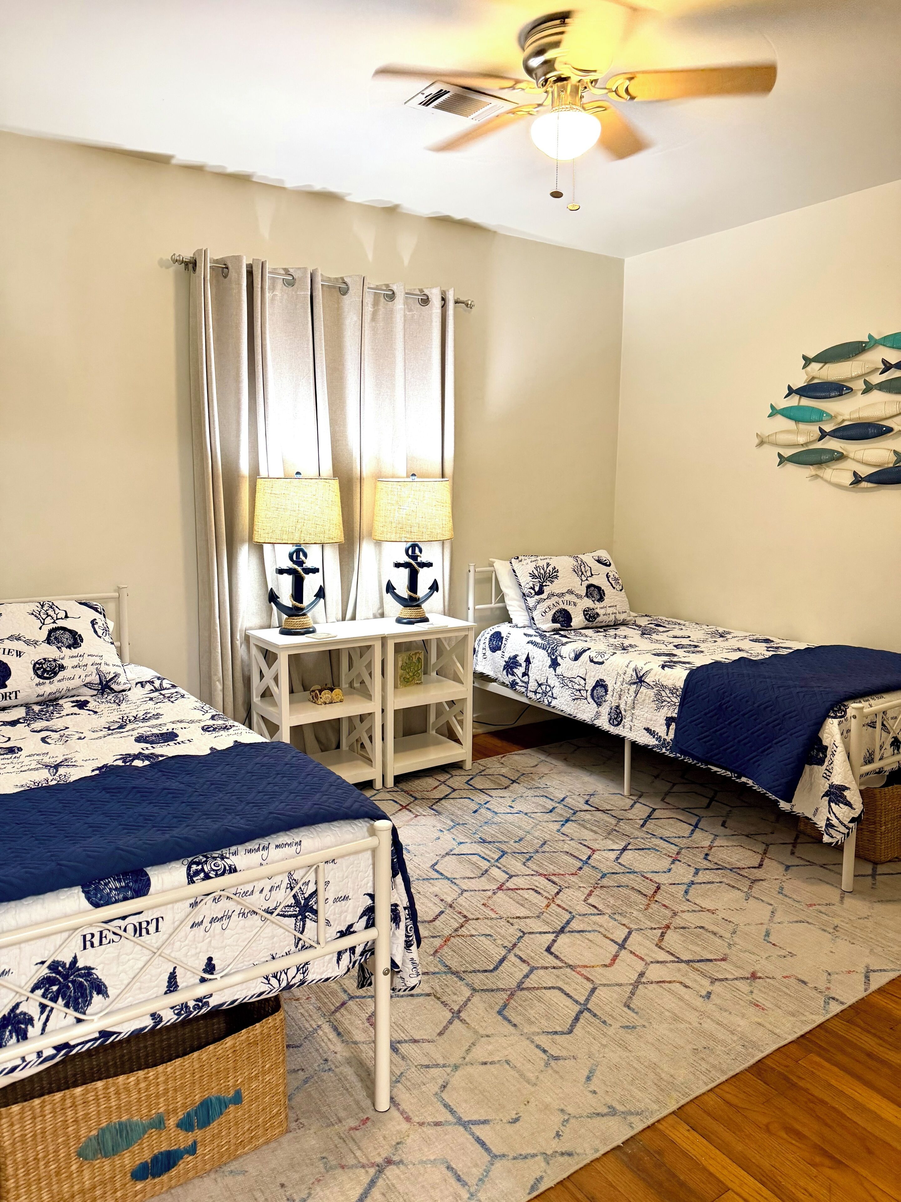 2 bedrooms, iron/ironing board, free WiFi, bed sheets