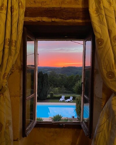 Les Ferouailles, Gite Périgord Noir, piscine privée