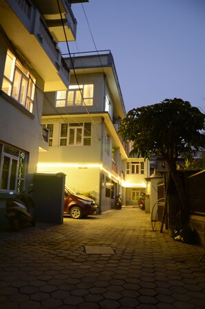 Front of property – evening/night