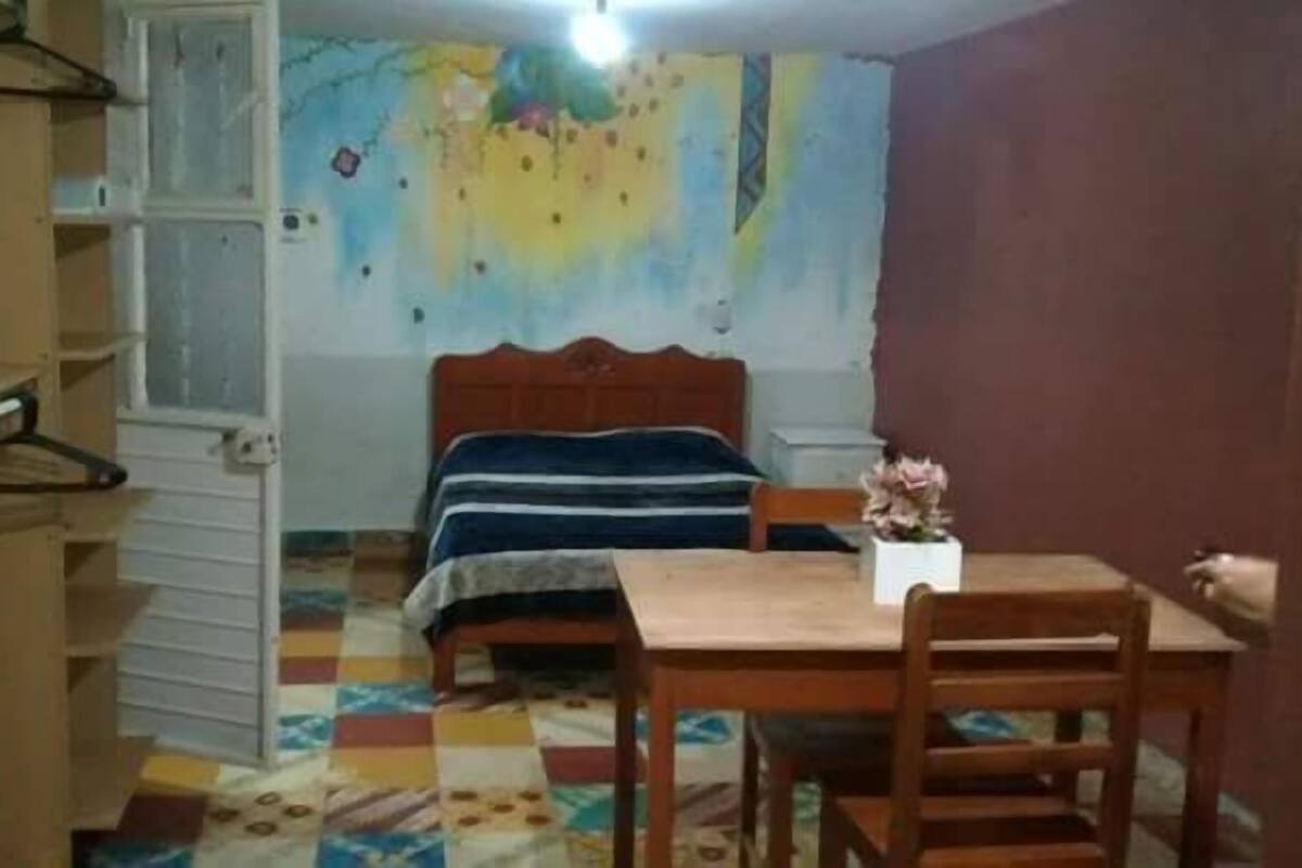 Individually decorated, individually furnished, desk, iron/ironing board