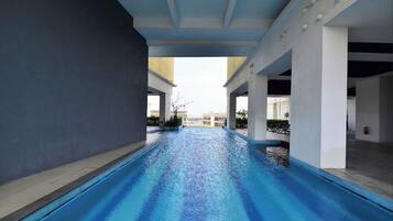 Indoor pool, outdoor pool