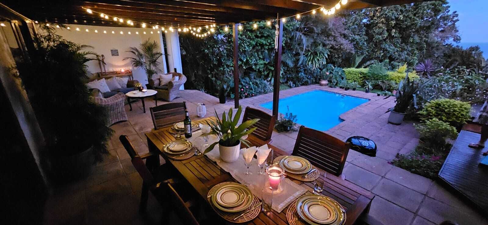 Perhetalo, 5 makuuhuonetta, valtamerinäköala, puutarha-alue | Terassi/patio