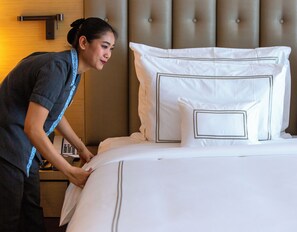 Quarto grand | Roupas de cama premium, frigobar, cofres nos quartos, escrivaninha