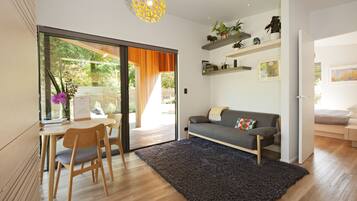 TV, lettore DVD, libri