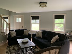 Smart TV, caminetto, videogiochi, lettore DVD